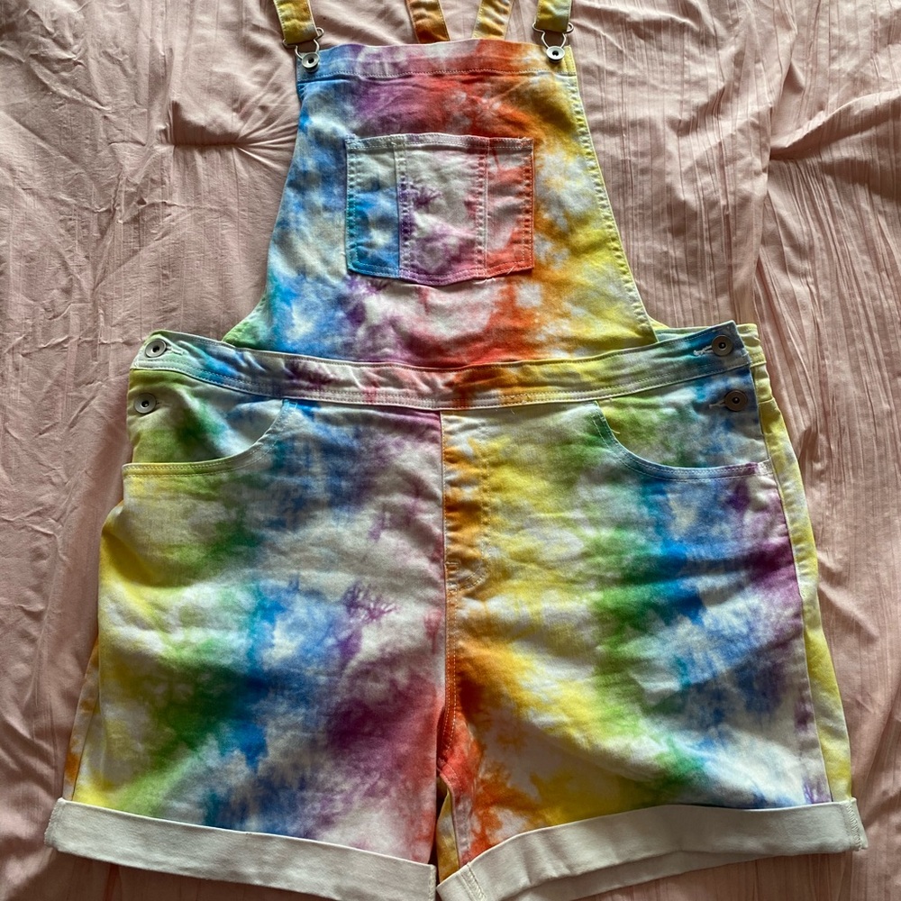 Rainbow overalls